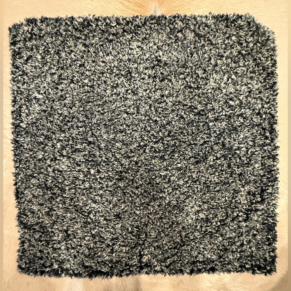 Pottery Barn Cozy Teddy Faux Fur Throw Pillow Covers 20" Boucle Heathered